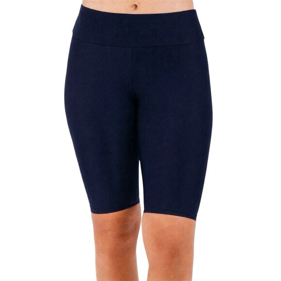 Calypsa By Modli Pants - Calypsa by ModLi Long Bike Swim Shorts Size L Black UPF Protection Activewear